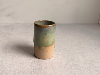 Green and Blue Shot Glass